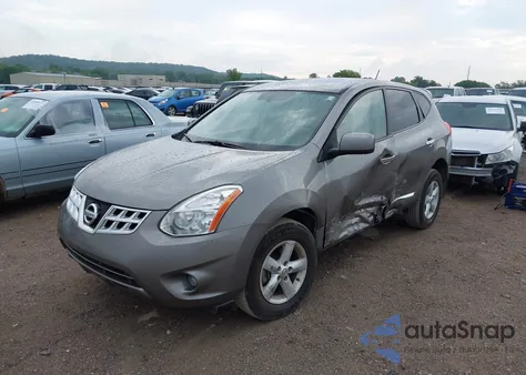 2013 Nissan Rogue S from USA, damaged, VIN JN8AS5MT7DW547080